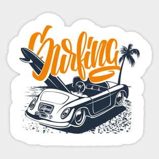 VINTAGE SURFING Sticker